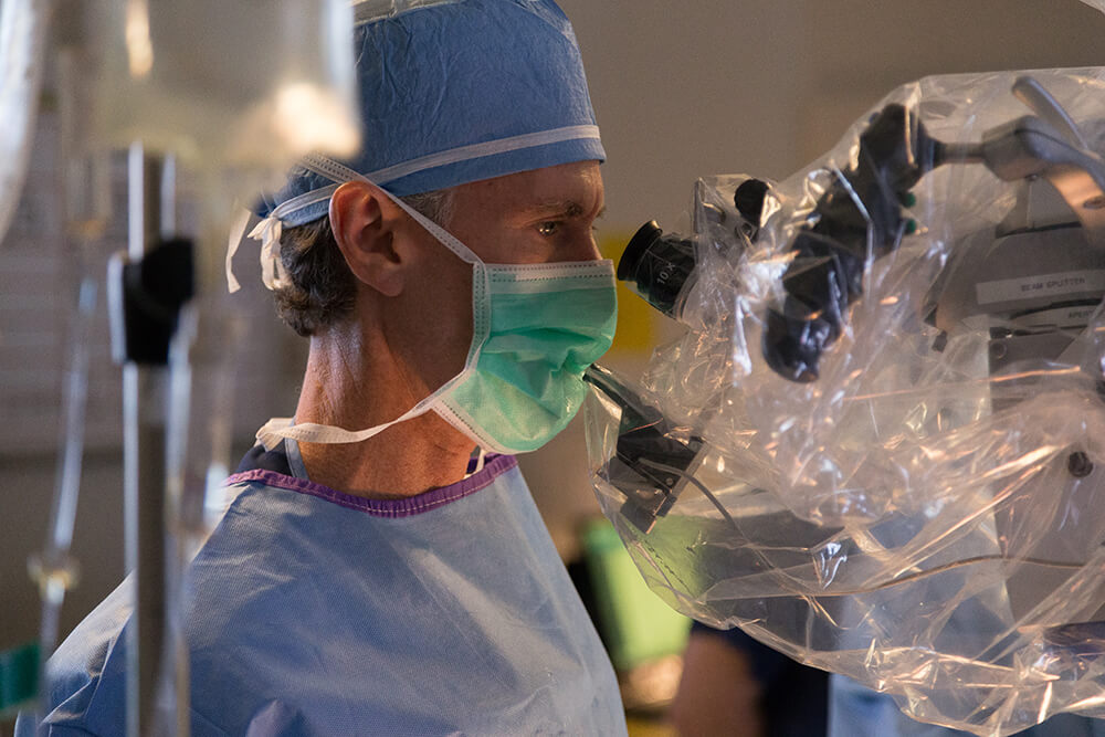 Dr. Lawton at work