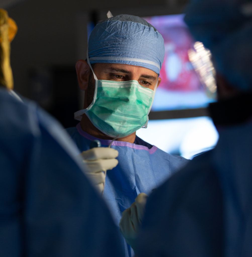 Dr. Jay Turner performing surgery