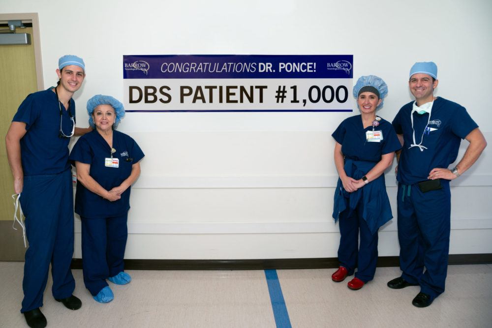Dr. Ponce's 1,000 DBS Patient