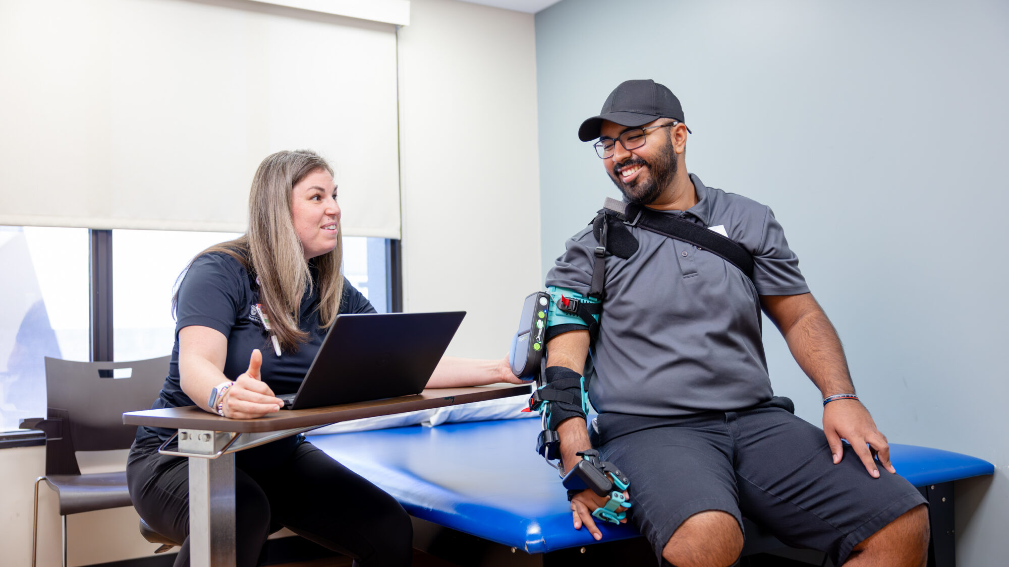 Neuro-Rehab patient receiving care.