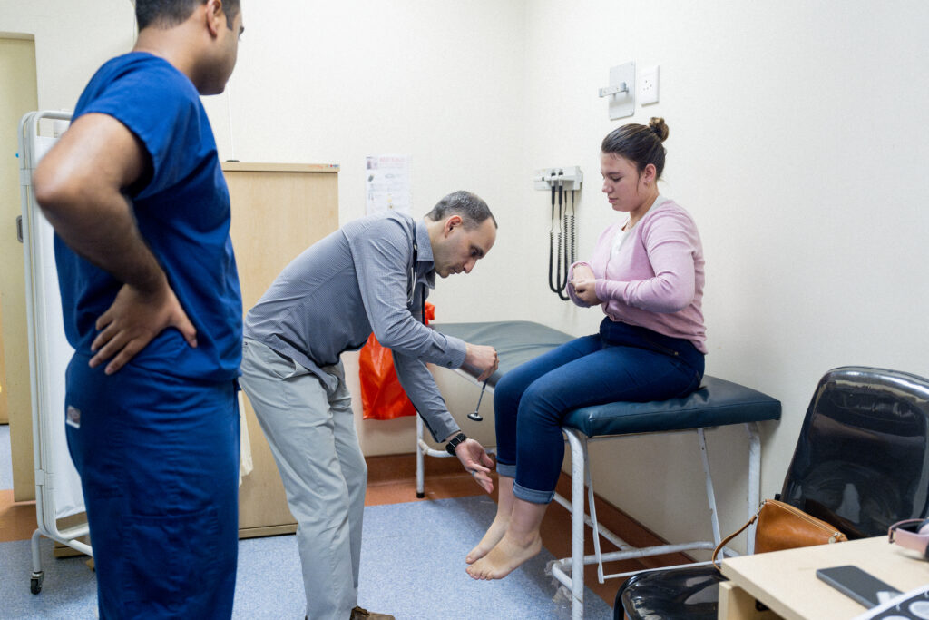 Dr. Vladimir Shvarts in a clinic in South Africa