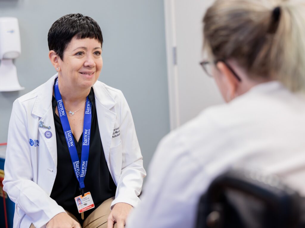 Dr. Kwasnica seeing a patient