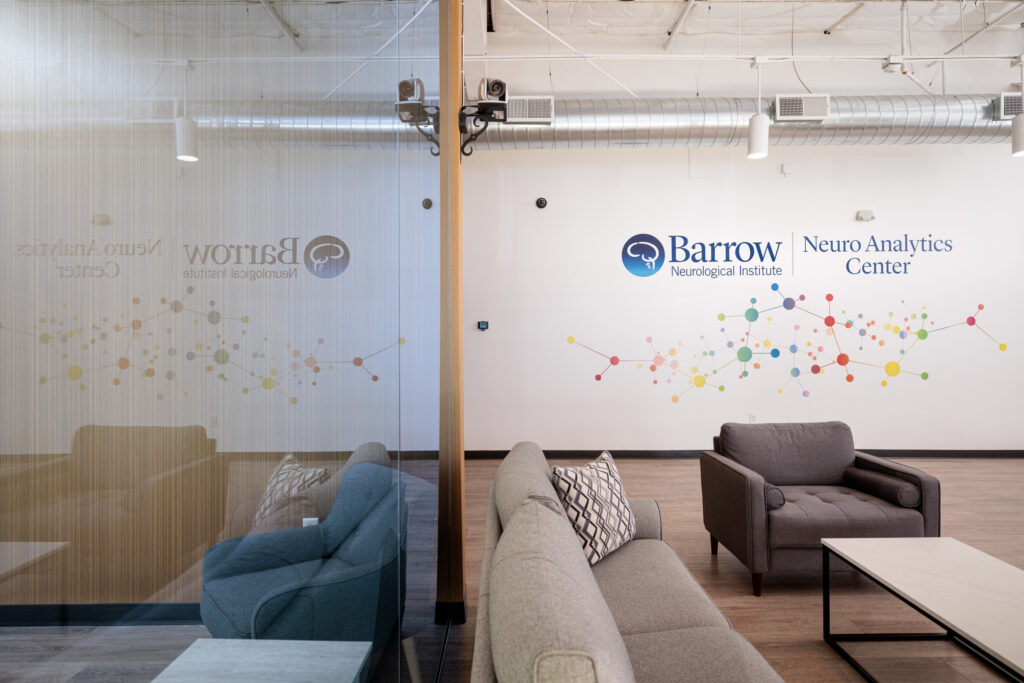 Barrow Neuro Analytics Center lobby