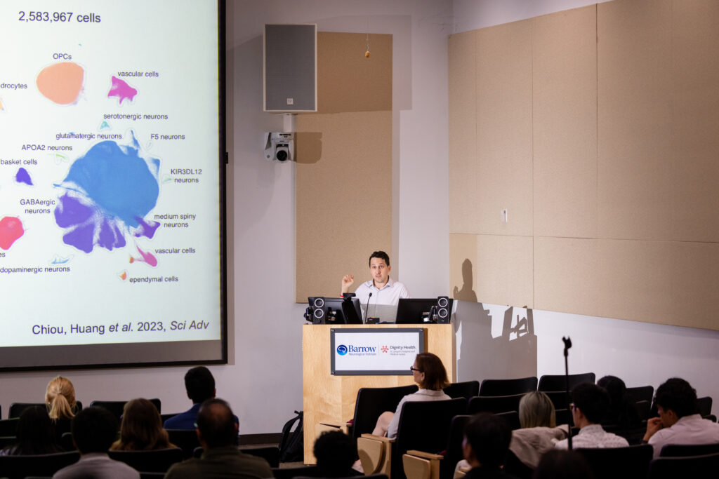 Student presenting at High School Internship Symposium