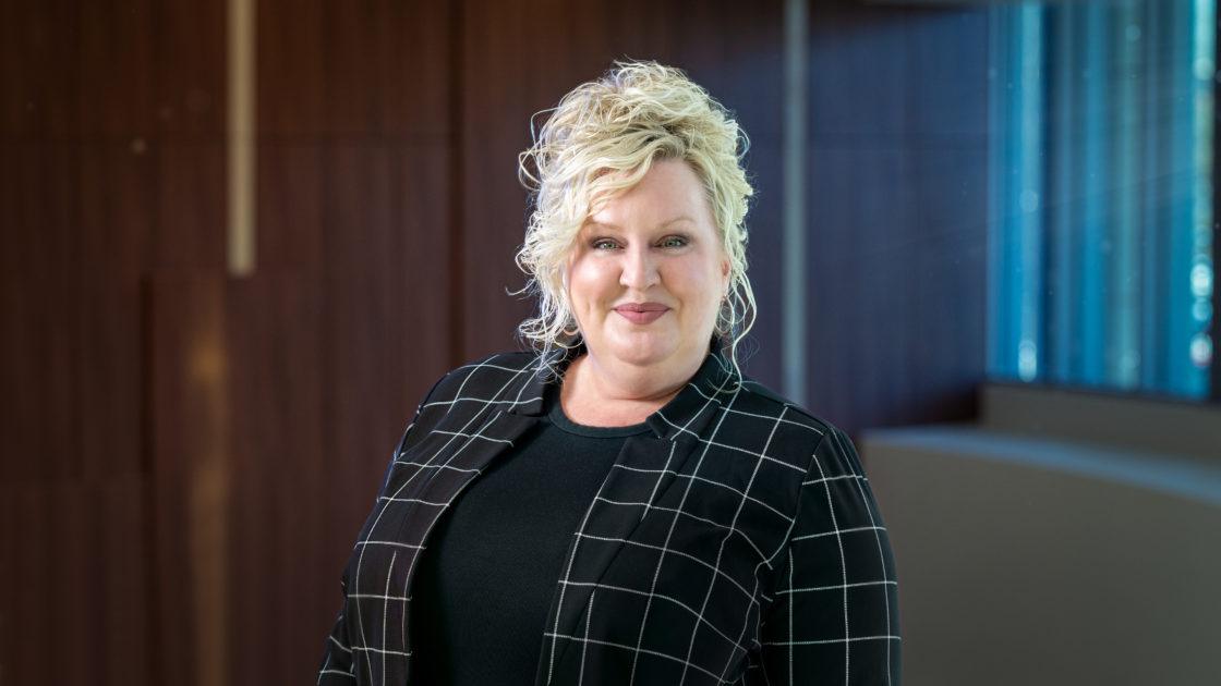 Portrait of Cindy Sneller in the hospital