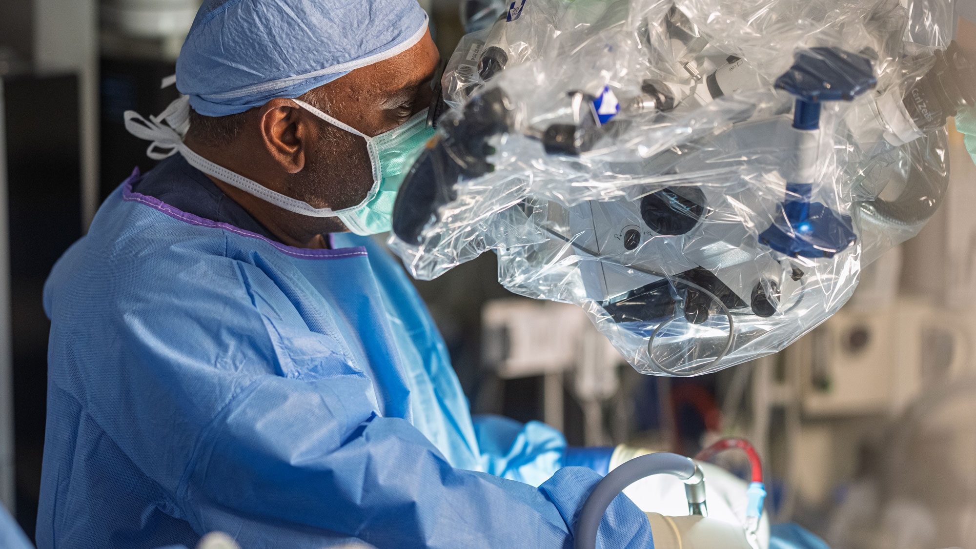 Dr. Kakarla in the operating room