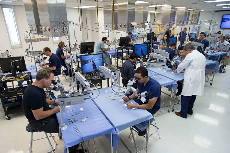 Photo of the neurosurgery research laboratory