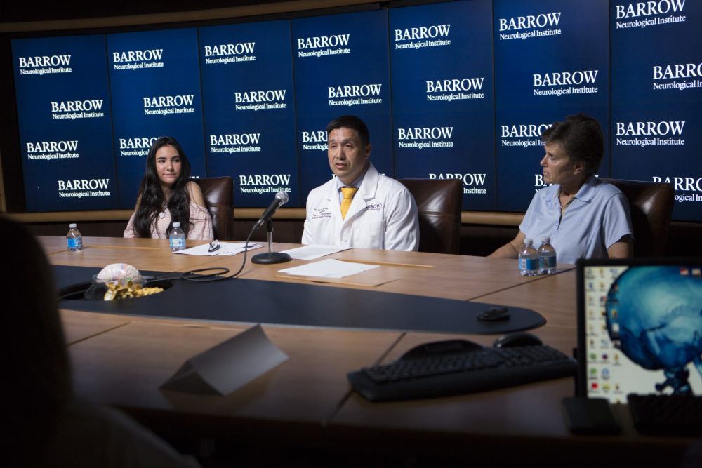 Dr. Javier Cárdenas discusses the findings of a Barrow concussion survey