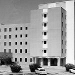 Retro photo of the exterior of BNI