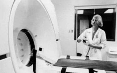 Barrow's first CT Scanner