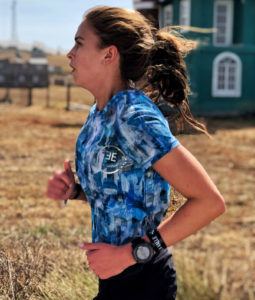 Photo of Constanza Giesemann running
