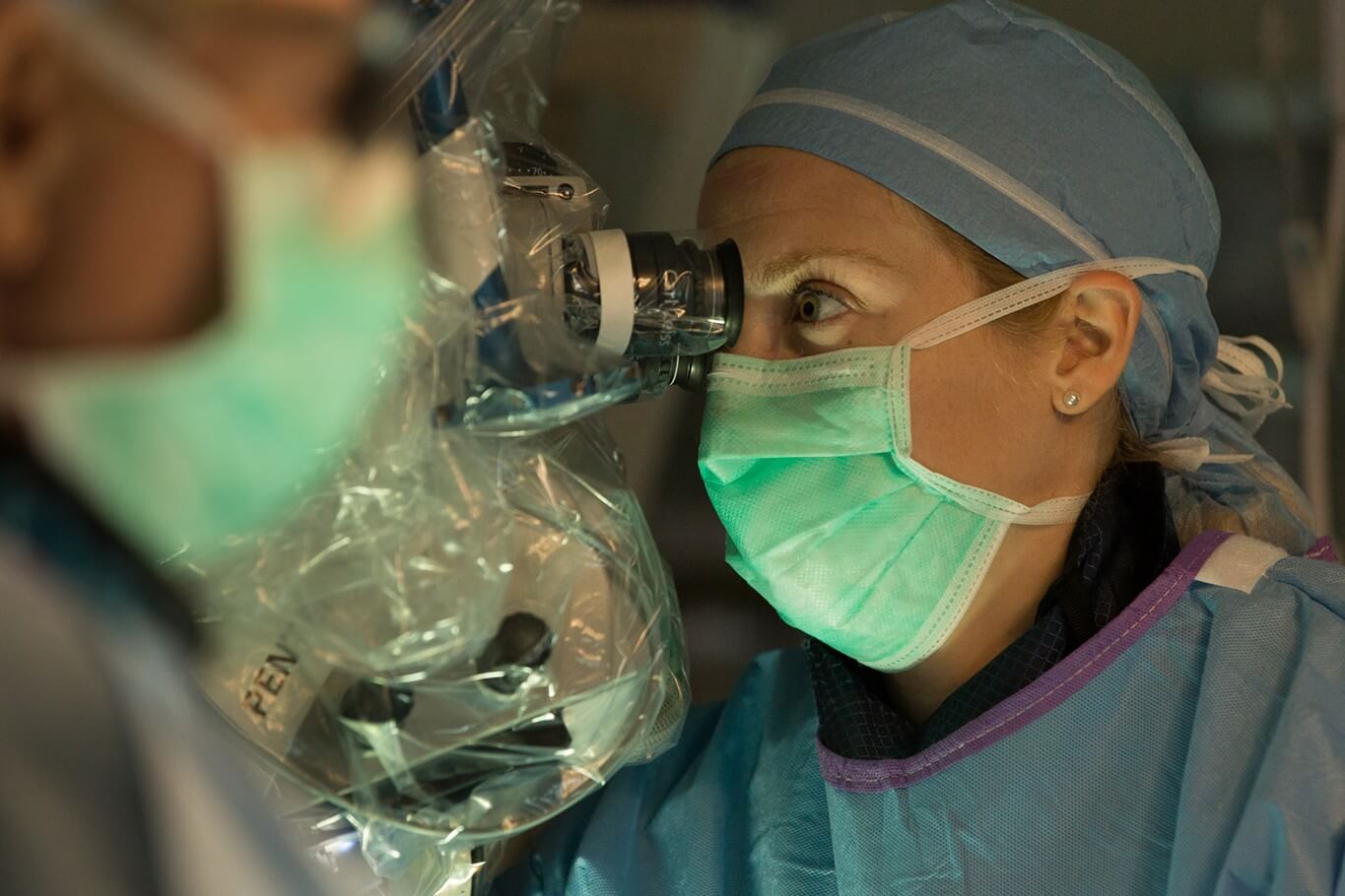 Dr. Laura Snyder on the operating room