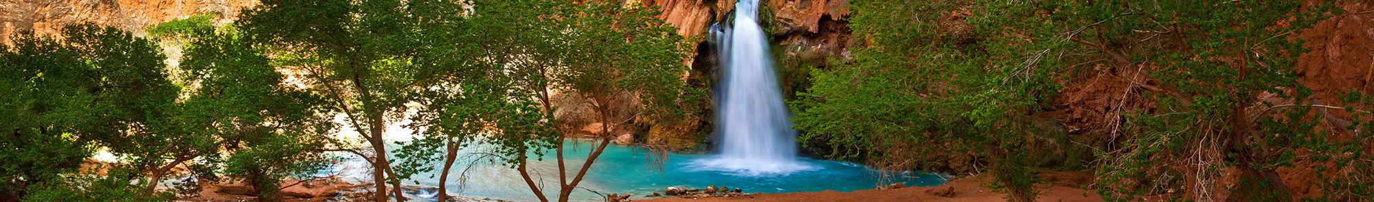 Havasupai Indian Reservation waterfall