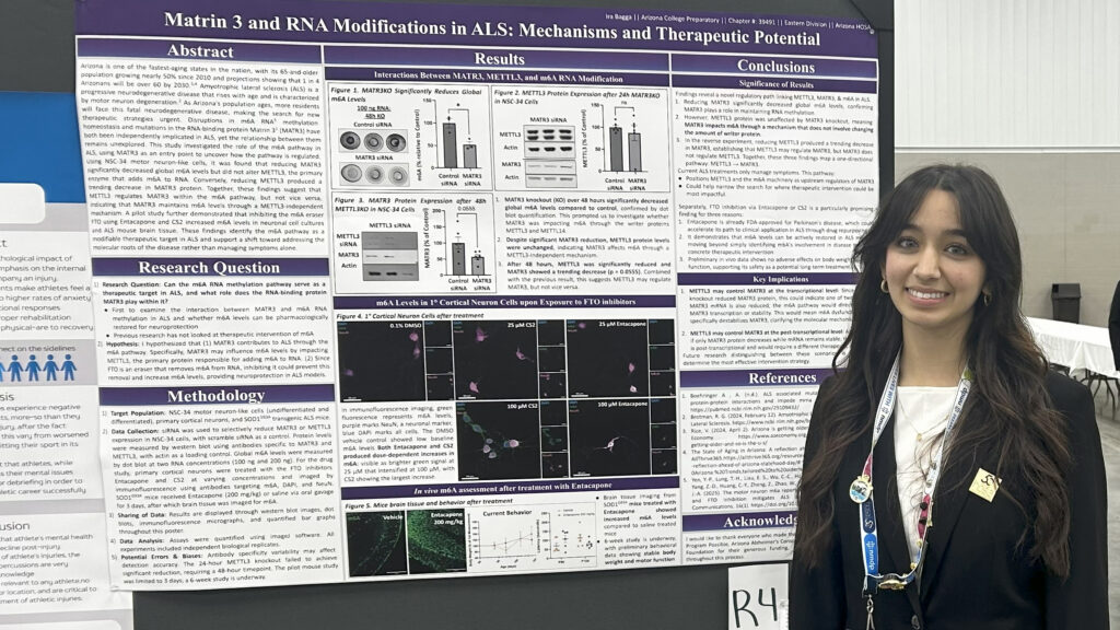 Barrow high school intern presents poster at international competition