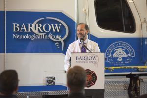 Dr. Michael Waters with Barrow Emergency Stroke Treatment Unit