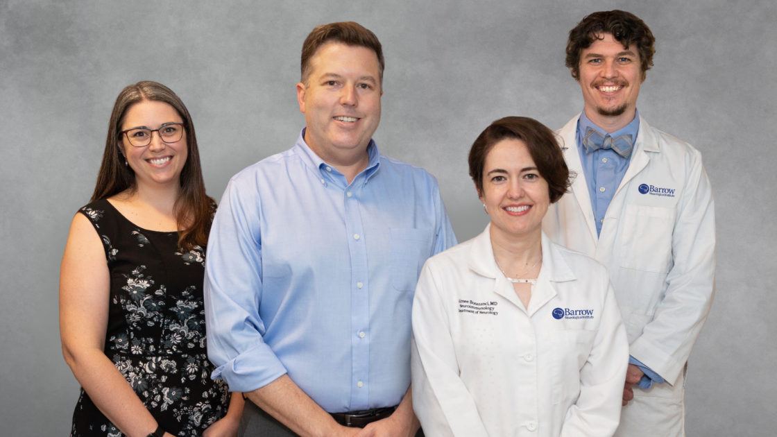 A portrait of Drs. Stokes, Dortch, Borazanci, and Robers