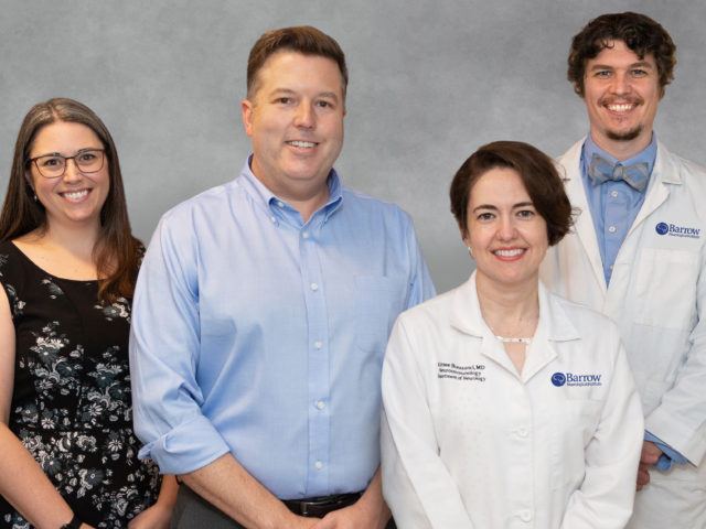 A portrait of Drs. Stokes, Dortch, Borazanci, and Robers