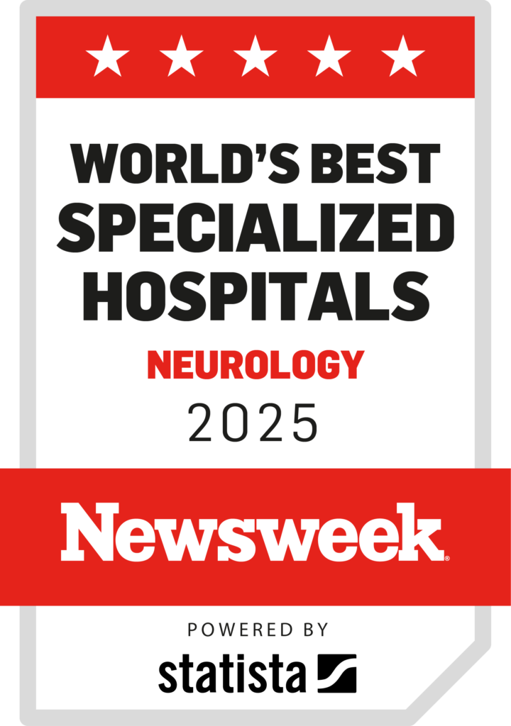 2025 newsweek world's best specialized hospitals - neurology badge