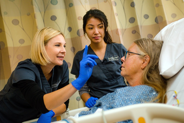 Barrow nurses care for a patient