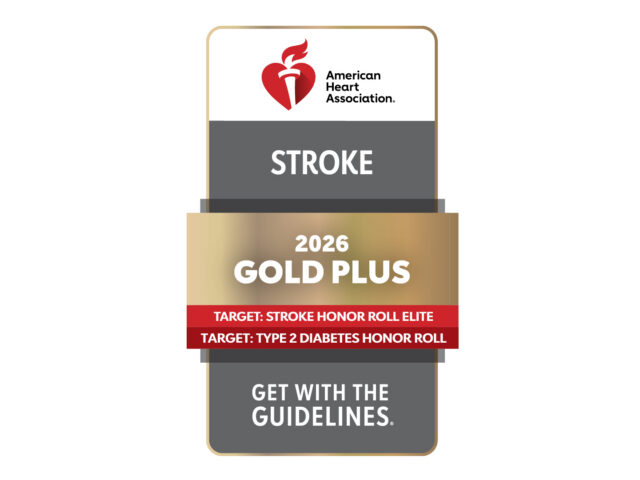Get With The Guidelines recognition icon from the American Heart Association