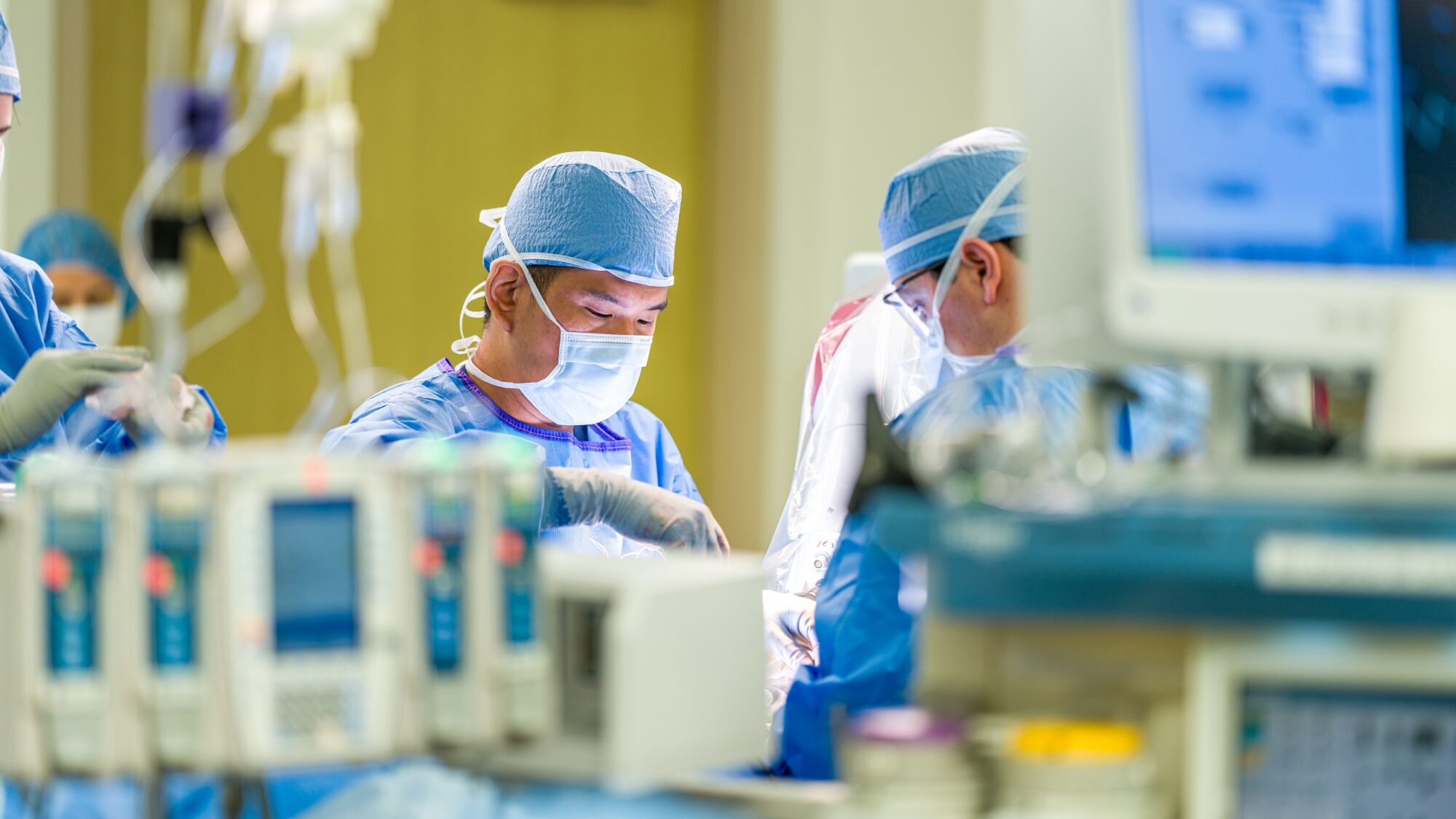 neurosurgeon andrew yang operates on a patient with epilepsy