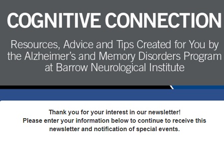 click here to sign up for the cognitive connection