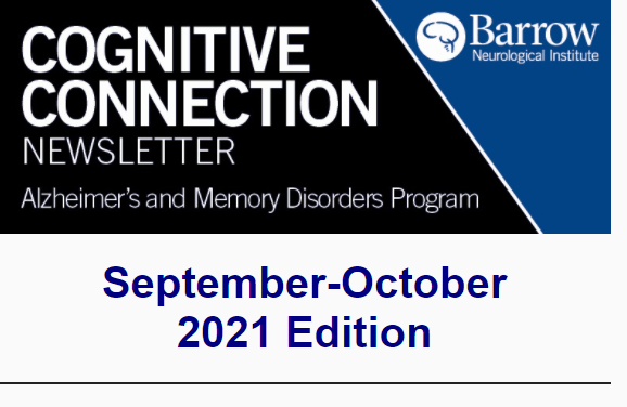 click to view the september october 2021 edition of the cognitive connection