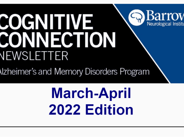 Cognitive Connection Newsletter for March and April 2022