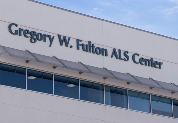 photo of the exterior of the gregory w fulton als center