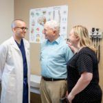dr. nader sanai with a patient