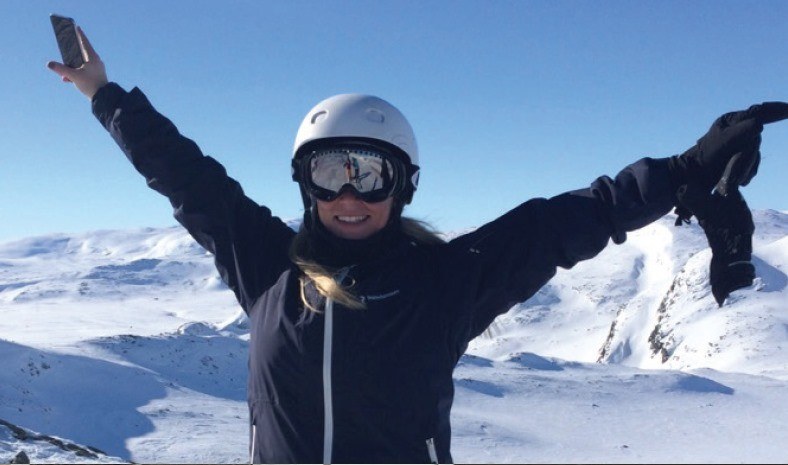 julie stendahl snowboarding after rehab
