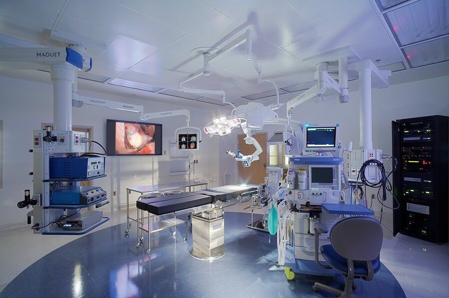 photo of a neurosurgery operating room at barrow