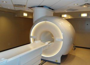 photograph of a phillips research magnetic resonance imaging device used at barrow neurological institute