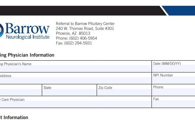 click to download pituitary center referral form