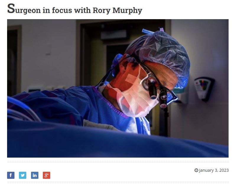 click to read dr. murphy's interview in spinal surgery news
