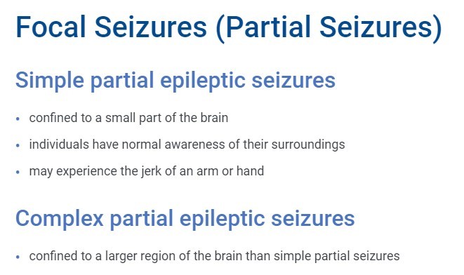 Types Of Epileptic Seizures Barrow Neurological Institute