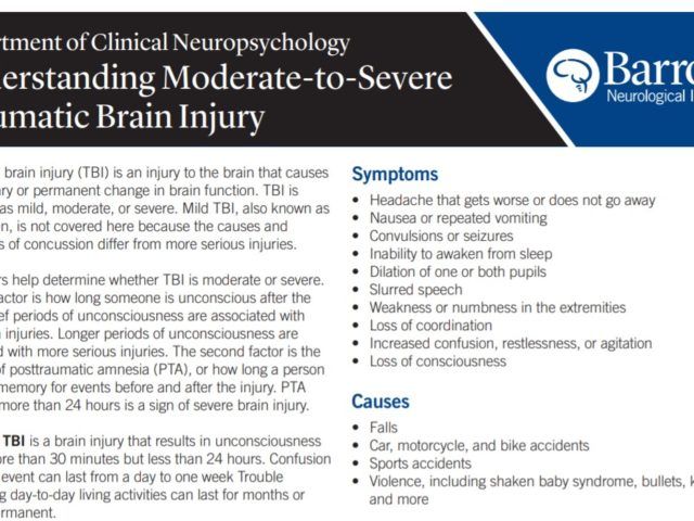 understanding neurological evaluation for moderate to severe traumatic brain injury